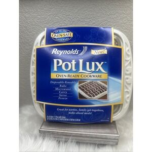 $23 🌙‎ NEW Reynolds Pot Lux Cookware for Oven Microwave 8 x 8 Pan + Lid